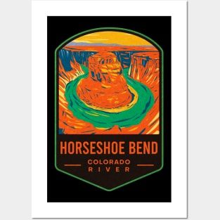 Horseshoe Bend Colorado River Posters and Art
